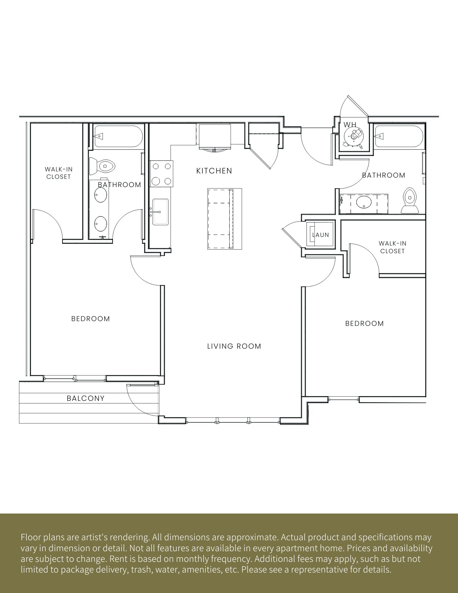 Floor plan layout diagram for B2.2